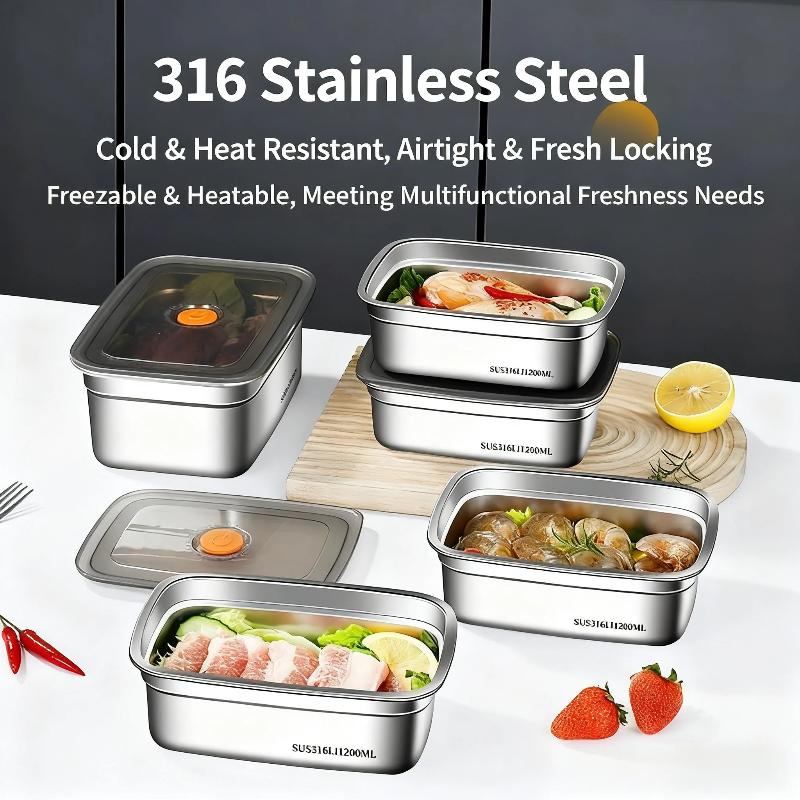 Stainless Steel Sealed Lunch B - огляд і ціна Food Storage Safe