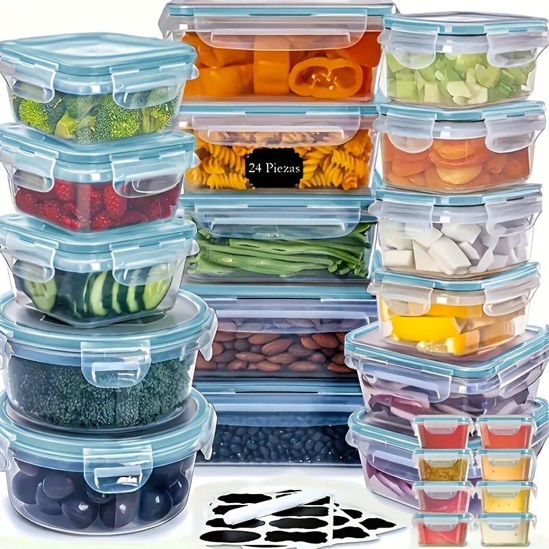 48PCS BPA-Free Food Storage Se - огляд і ціна Food Storage With Colander