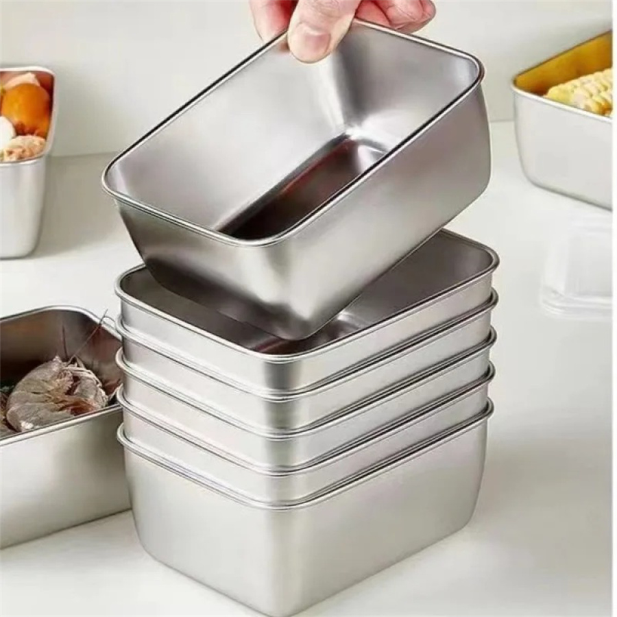 1/3/5pcs Stainless Steel Food  - огляд і ціна Food Storage With Colander