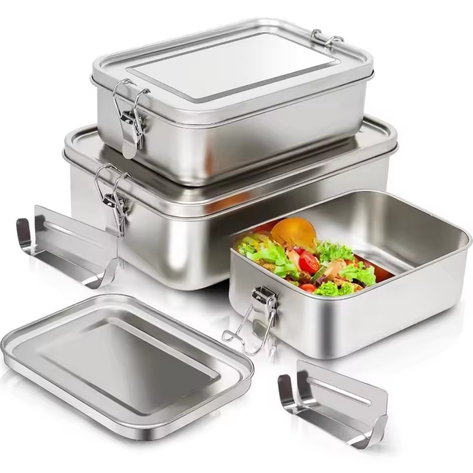 Durable Stainless Steel Bento  - огляд і ціна Stainless Lunch Box