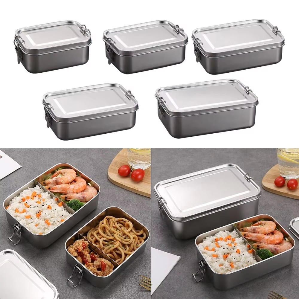 Durable Stainless Steel Bento  - огляд і ціна Stainless Lunch Box