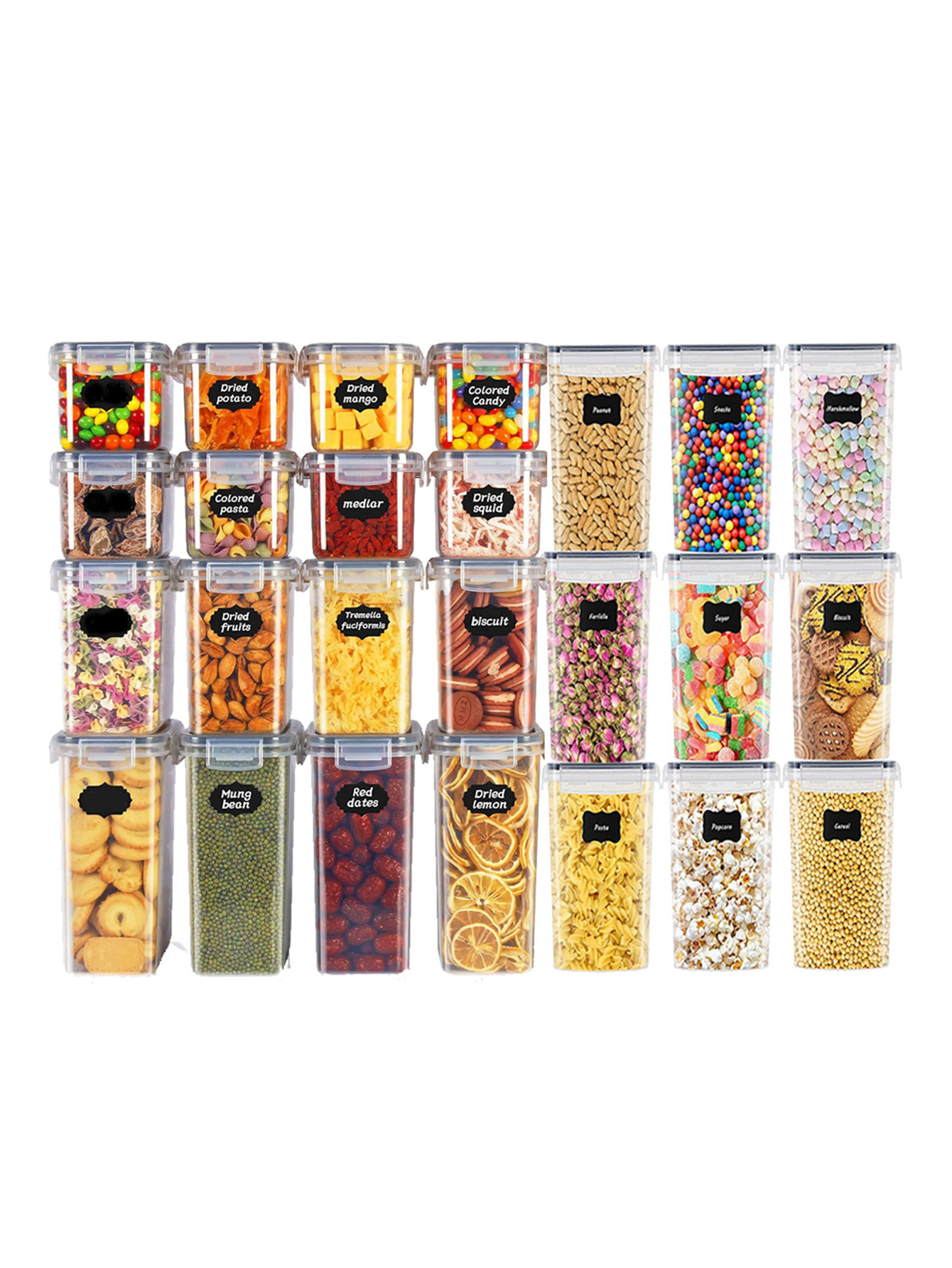 48pcs, Sealed Food Storage Con - огляд і ціна Food Storage With Colander