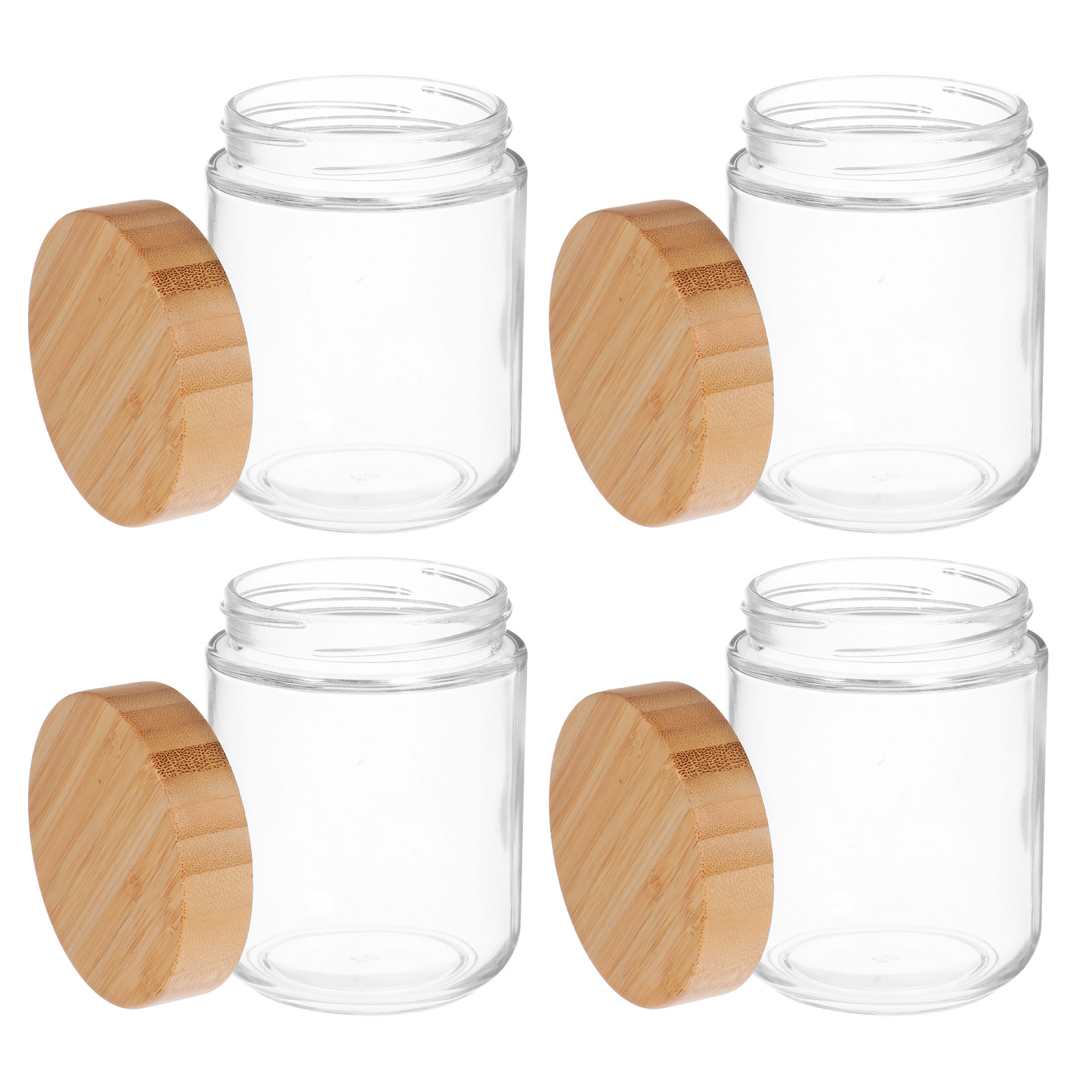 4Pcs Glass Kitchen Storage Jar - огляд і ціна Food Storage Glass