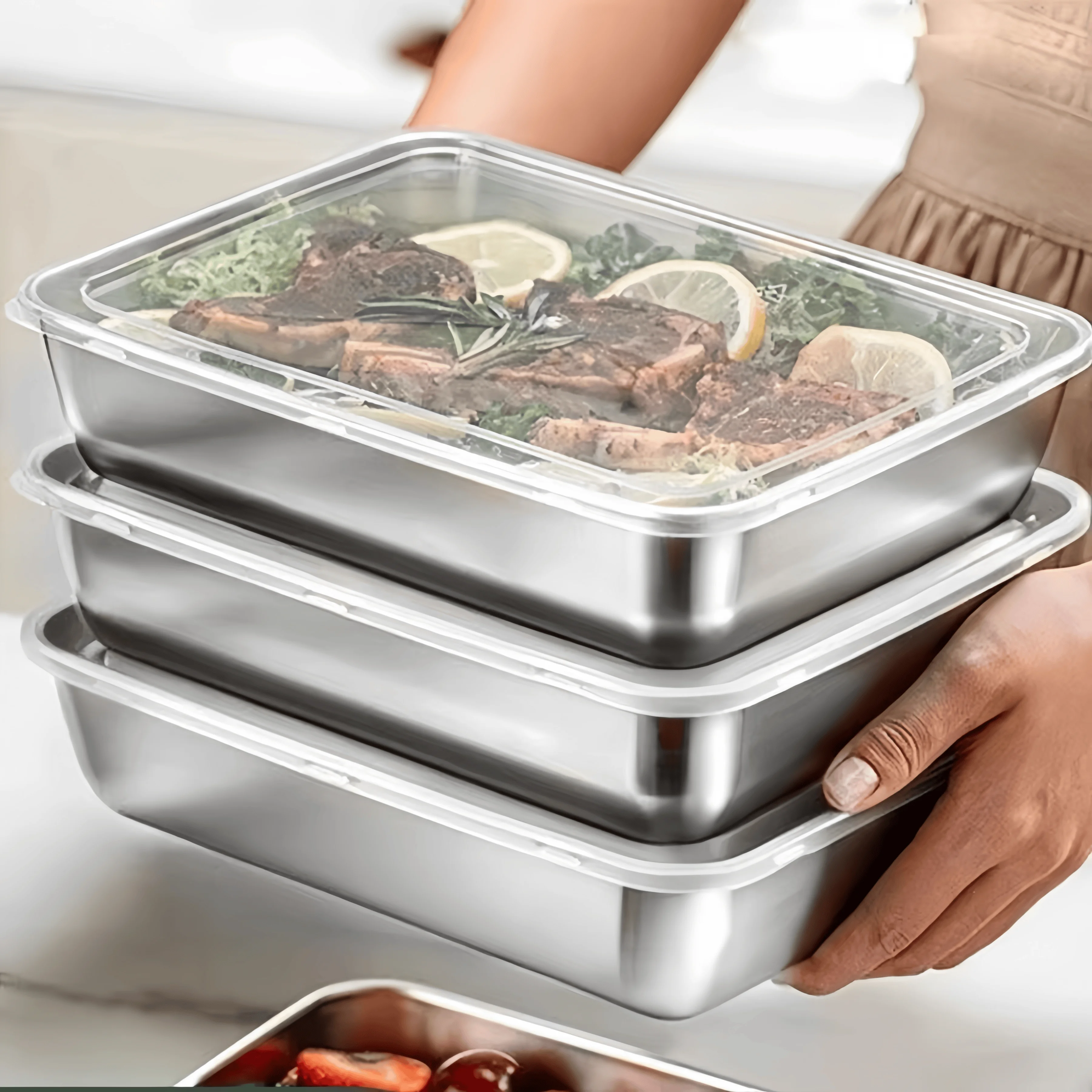 Stainless Steel Sealed Lunch B - огляд і ціна Stainless Lunch Box