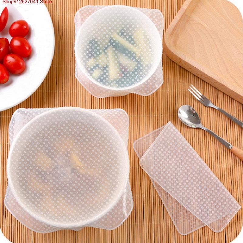 4PCS Silicone Reusable Bowl Co - огляд і ціна Food Storage Variety Pack